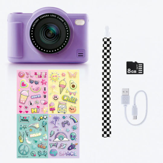 AS Photo Creator Compact Φωτογραφική Μηχανή 32MP Μωβ