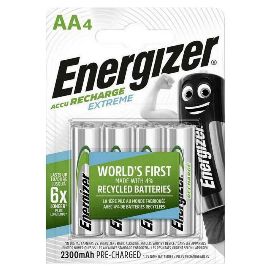 Energizer Extreme Επαναφορτιζόμενες Μπαταρίες AA Ni-MH 2300mAh 1.2V 4τμχ (4609612)