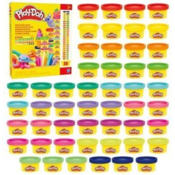 Hasbro PlayDoh Doh & More Super Rainbow Favors 50 Pack (G1761)