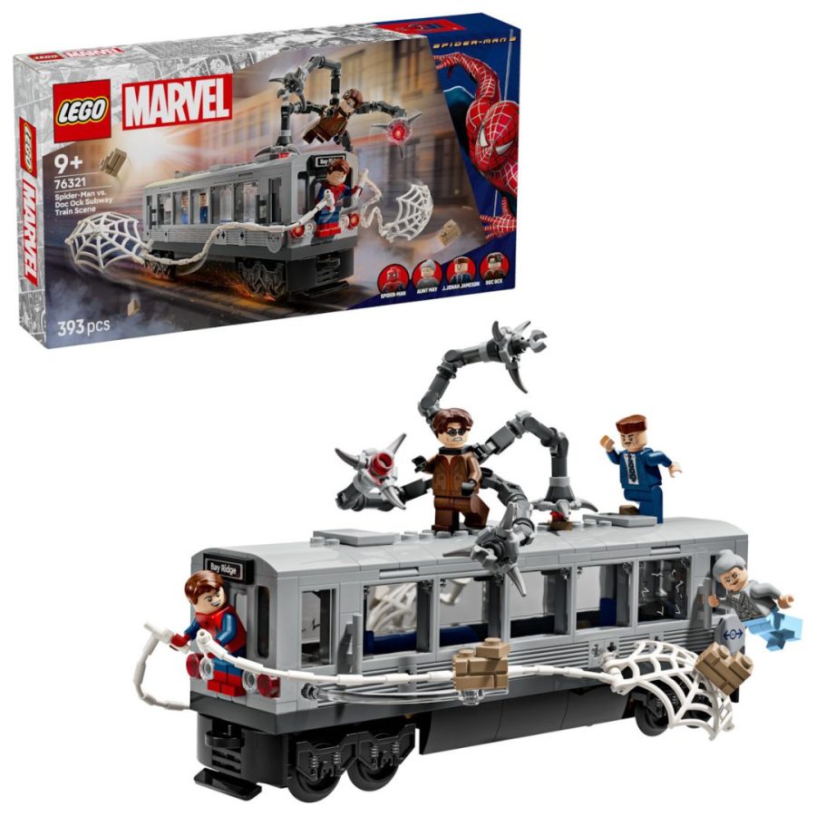 LEGO Super Heroes Spiderman vs Doc Ock Subway Train Scene για 9+ Ετών 393τμχ (76321)