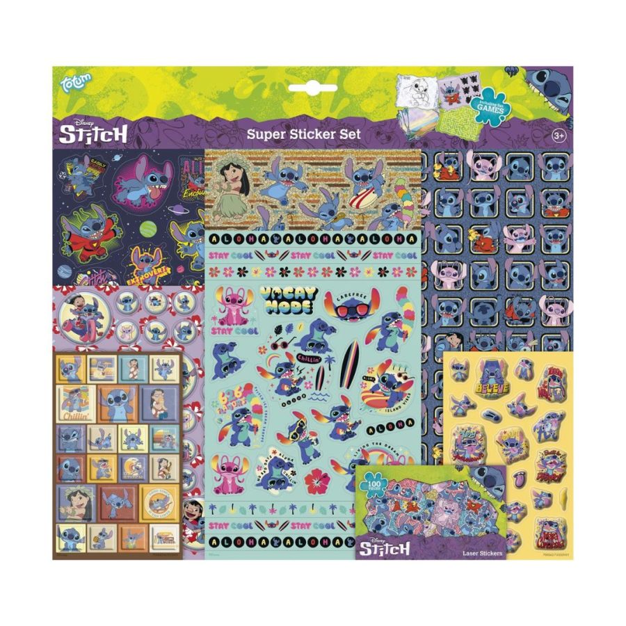 Totum: Disney Stitch Αυτοκόλλητα - Super Sticker Set (TT700062)