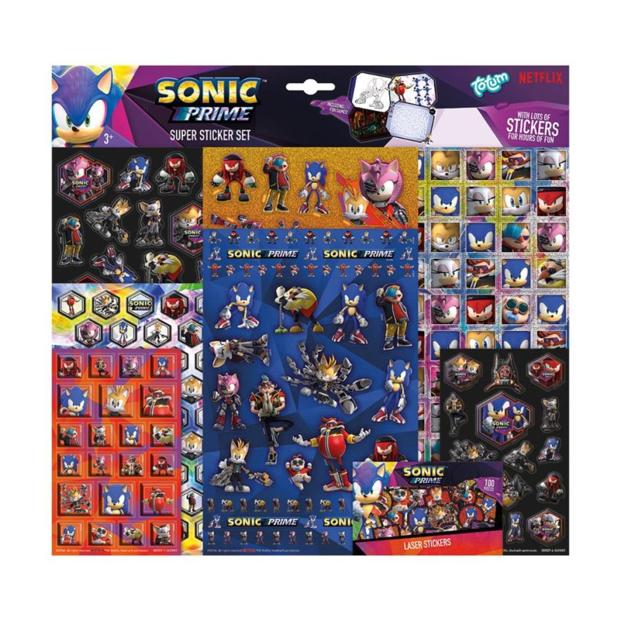 Totum: Sonic Prime Αυτοκόλλητα - Super Sticker Set (TT280557)