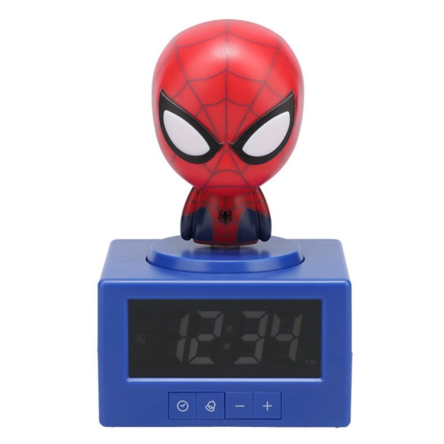 Paladone Spider-Man Φωτιζόμενο Ρολόι Ξυπνητήρι – LED Alarm Clock Marvel (PP14229SPM)