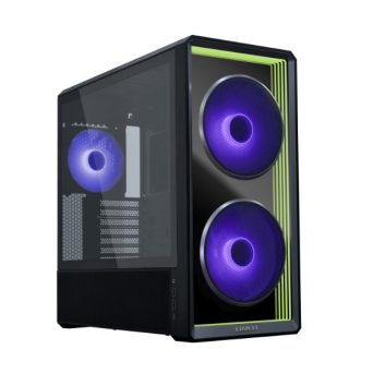 Lian Li LANCOOL 217 INF Black – Infinity Mirror Gaming Case ATX με 3 Προεγκατεστημένους Ανεμιστήρες ( 2 x 170mm,1 x 140mm)