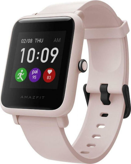 Amazfit Bip S Lite 42mm Αδιάβροχο Smartwatch με Παλμογράφο – Sakura Pink