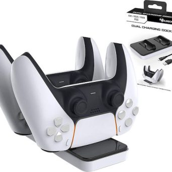 Subsonic Dual Charging Dock – Διπλή Βάση Φόρτισης για Χειριστήρια PS5 (Μαύρη)