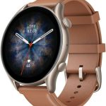 Amazfit GTR 3 Pro Aluminium, Brown Leather, AMOLED