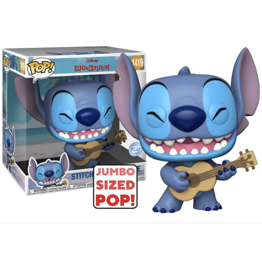 Funko Pop! Lilo & Stitch - Stitch with Ukelele #1419 JUMBO SIZE FIGURE