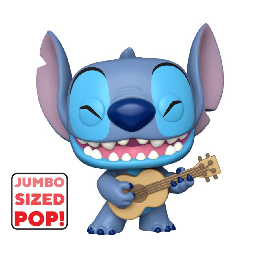 Funko Pop! Lilo & Stitch - Stitch with Ukelele #1419 JUMBO SIZE FIGURE