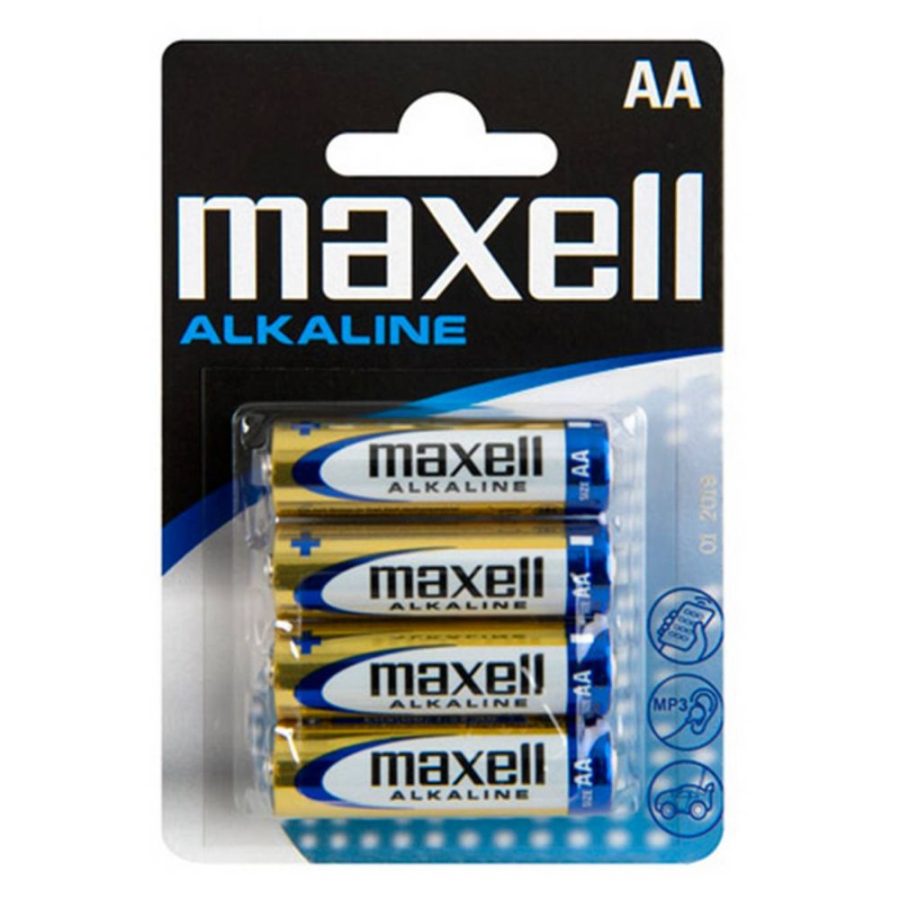 Maxell Αλκαλικές Μπαταρίες AA 1.5V 4τμχ (9044560)