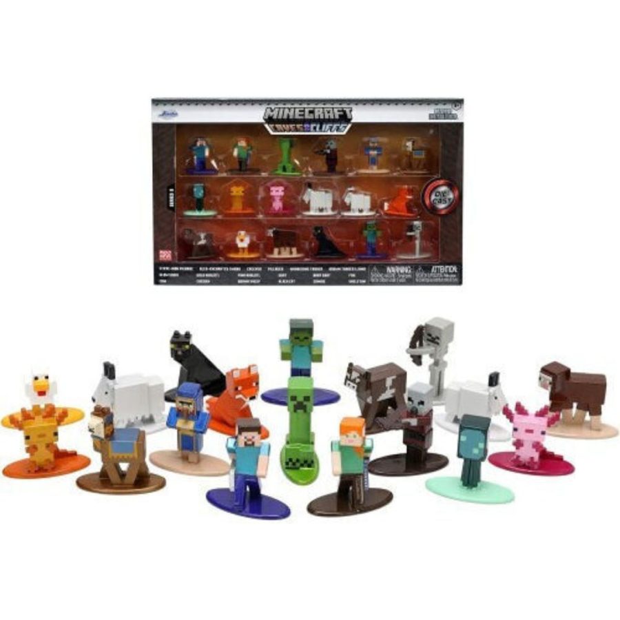 Jada Toys Minecraft Multi Pack of 1,65inch NanoFigures 18τμχ