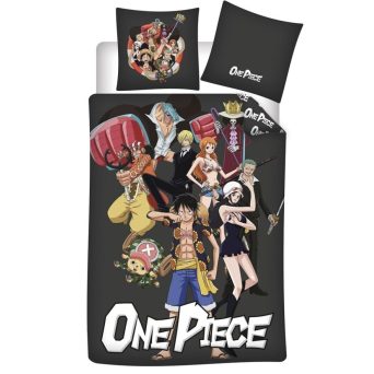 AyMax One Piece Crew Duvet Cover 140x200cm 100% microfiber