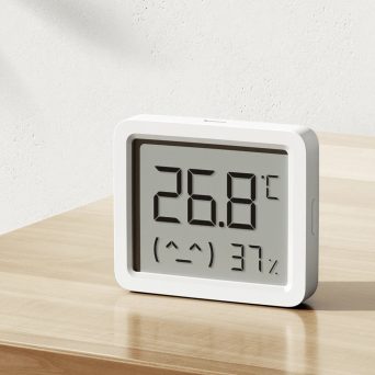 Xiaomi Mi Temperature and Humidity Monitor 3 Mini Λευκό – Έξυπνο Θερμόμετρο & Υγρόμετρο Χώρου με LCD & Bluetooth