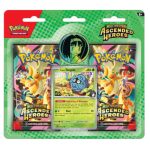 Pokemon Trading Card Games TCG Larrys Komala Collection – Promo Κάρτα and 2 Booster Packs Ascended Heroes (POK103121K)