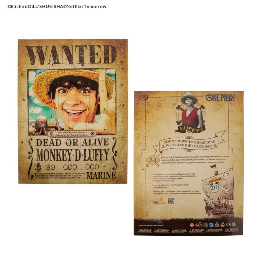 Cinereplicas One Piece Netflix Advent Calendar 2025
