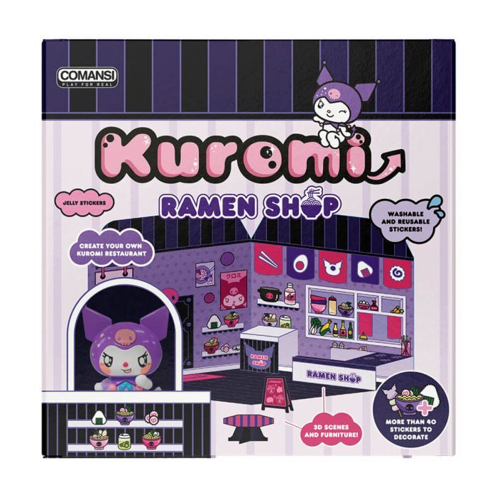Comansi Hello Kitty: Kuromi Sticker House Ramen Restaurant 6cm