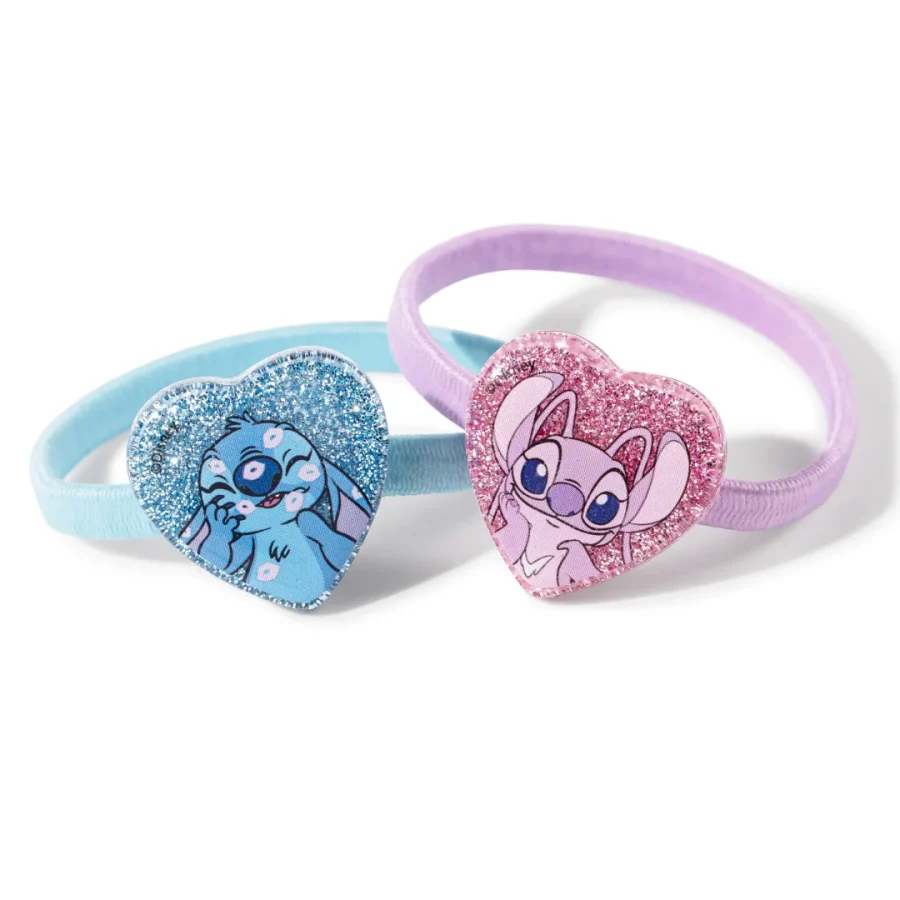 Peershardy Lilo & Stitch Bracelet Set with Charms + Hair Accessories