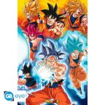 Gb Eye Dragon Ball Super Goku Transformations Poster 91x61cm