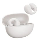 QCY Crossky C10 White Open Ear Clip-On Ακουστικά Bluetooth 5.4 – 30h, IPX5, Call Noise Reduction