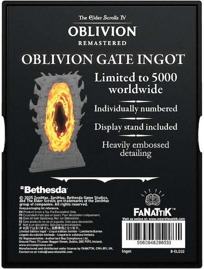 Fanattik The Elder Scrolls Oblivion: Oblivion Gates Limited Edition Ingot