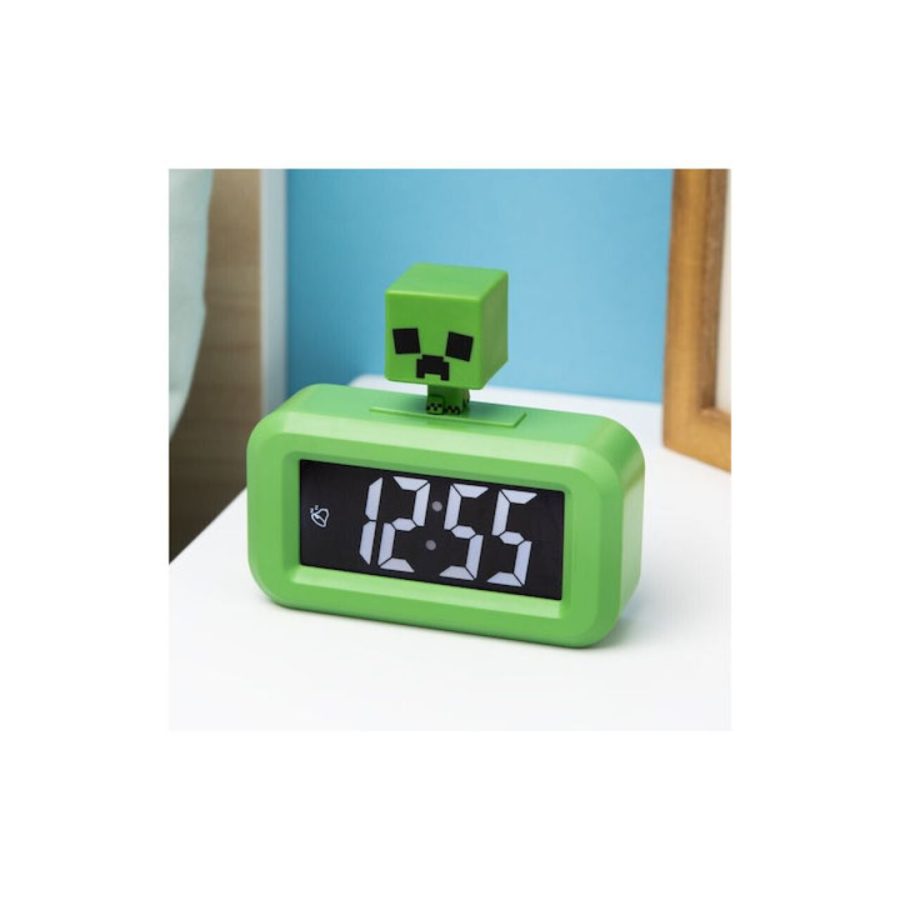 Paladone Ψηφιακό Ρολόι/Ξυπνητήρι Minecraft Creeper Mini Figure Alarm Clock