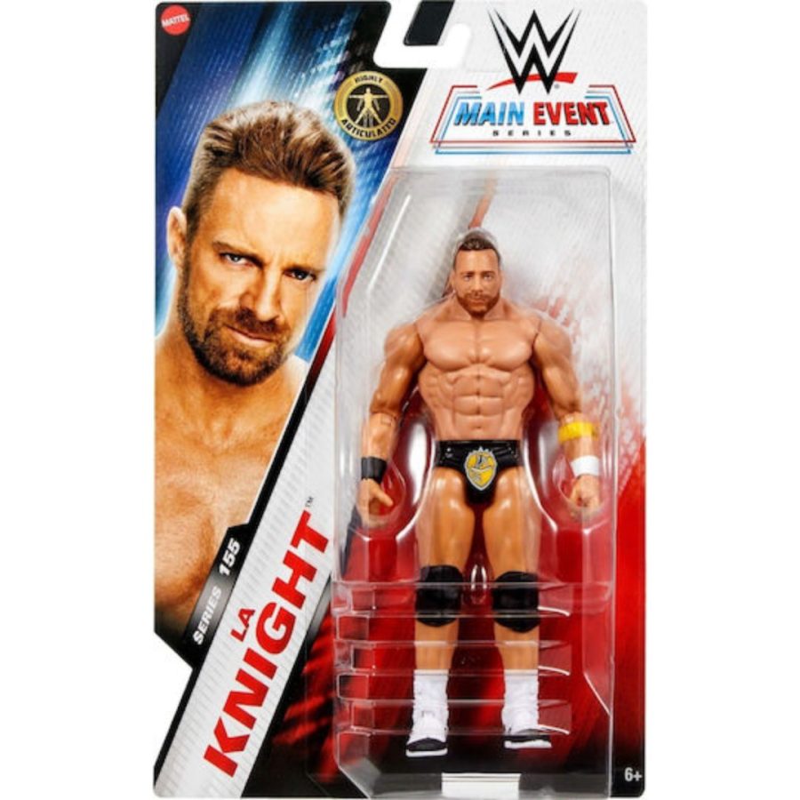 Mattel WWE: Main Event Series La Knight Action Figure (JCV47)