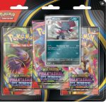 Pokemon Trading Game TCG Mega Evolution Phantasmal Flames 3-Pack Blister με Promo Sneasel – 3 Booster Packs