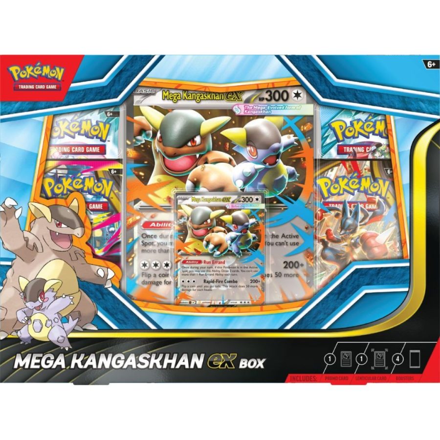 Pokémon Trading Card Games TCG Mega Kangaskhan ex Box – Foil Promo and 4 Booster Packs