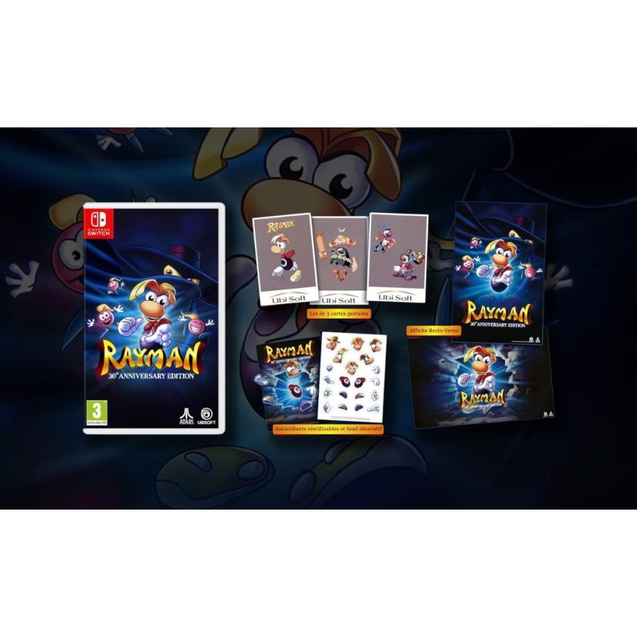 Rayman 30th Anniversary Edition Nintendo Switch 1 NEW – Συλλεκτική Έκδοση με 5 Κλασικές Εκδόσεις & Bonus Περιεχόμενο