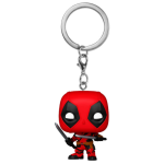 Funko Pocket Pop! Marvel Deadpool and Wolverine - Deadpool Bobble Head Vinyl Figure Keychain