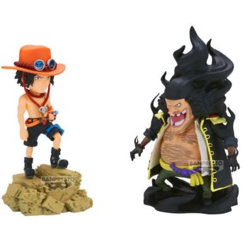 Banpresto One Piece Portgas D.Ace Vs Marshall.D.Teach Log Stories figure 8cm