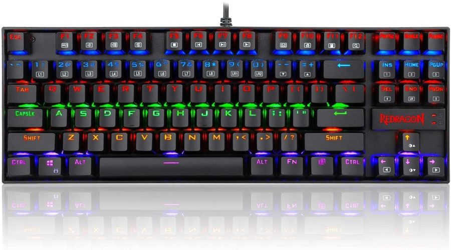 Gaming Μηχανικό πληκτρολόγιο - Redragon K552 RGB Kumara (Outemu Blue)