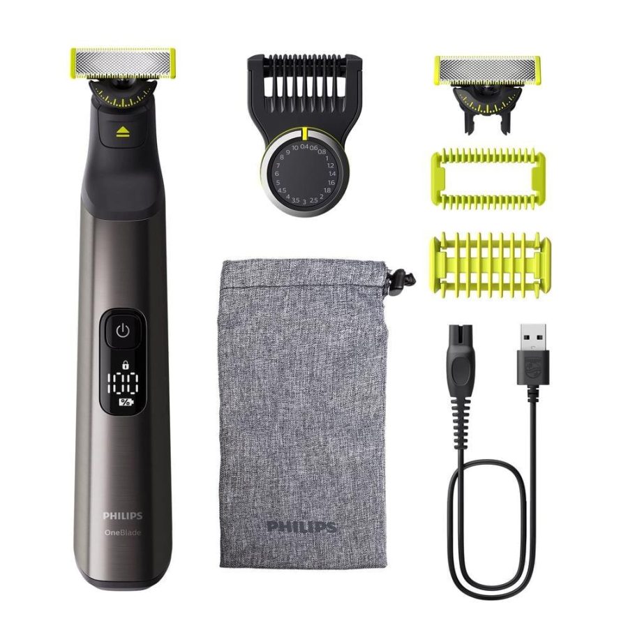 Philips OneBlade Pro 360 QP6552/15 Ξυριστική Μηχανή Προσώπου & Σώματος Επαναφορτιζόμενη με 20 Ρυθμίσεις Μήκους