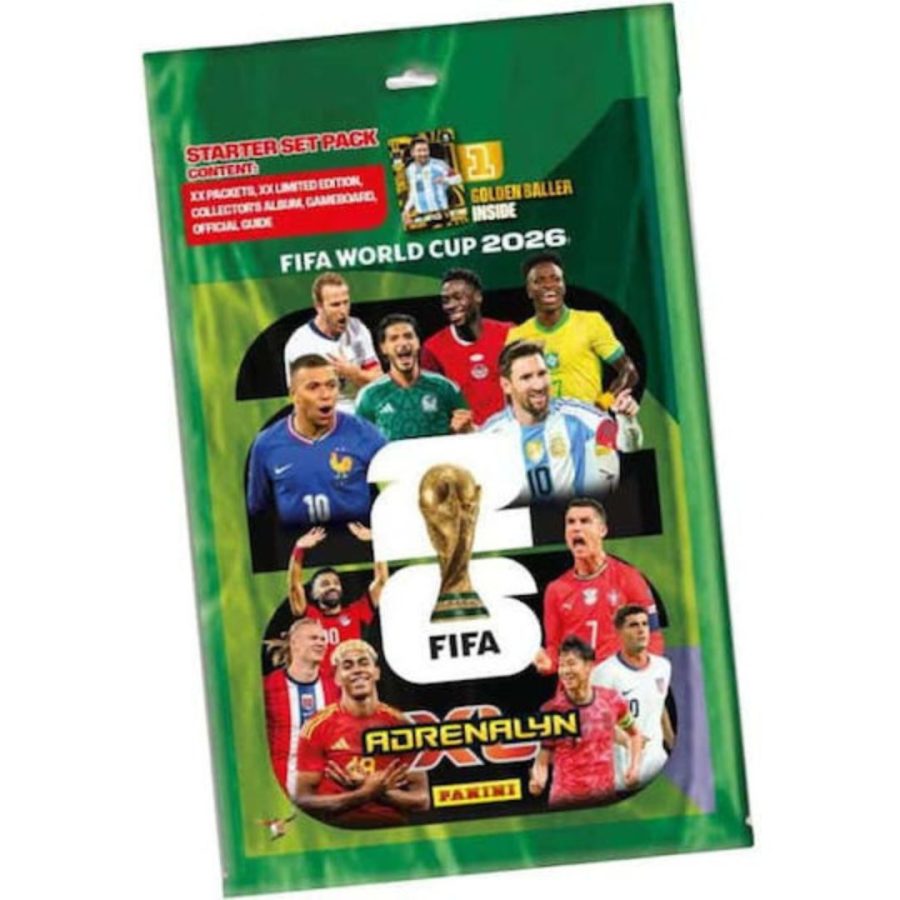 Panini FIFA World Cup 2026 Adrenalyn XL Starter Pack – Album + Κάρτες & Limited Edition