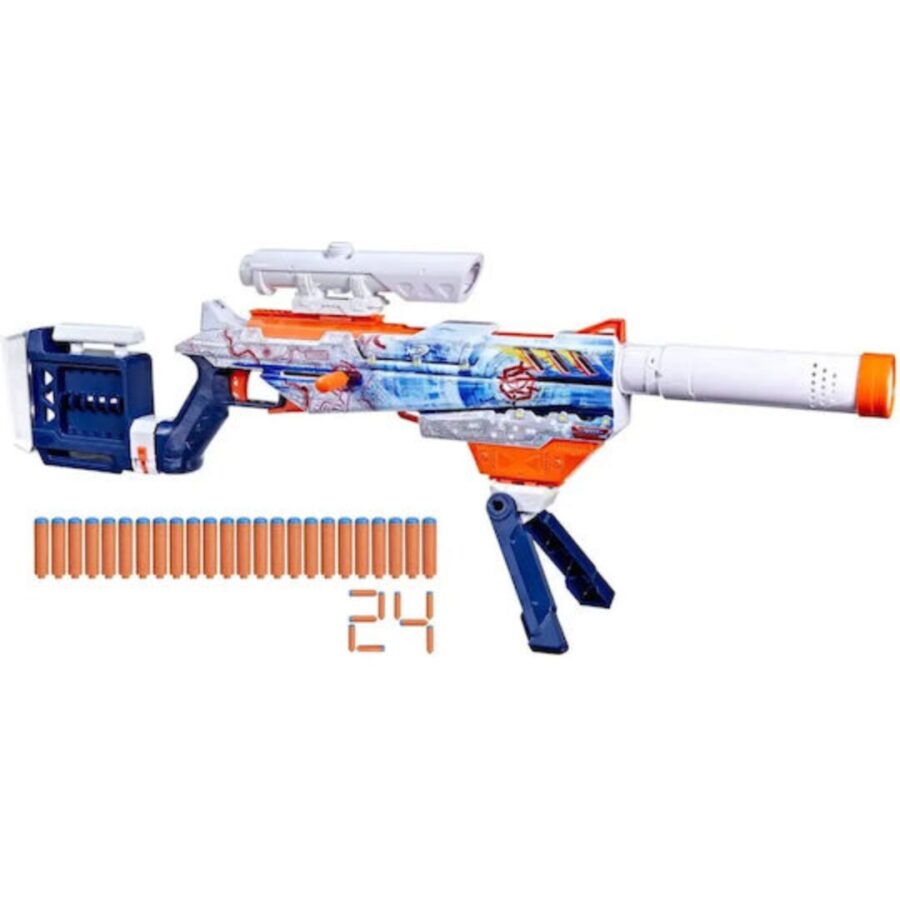 Hasbro Nerf Loadout Arctic Zerostriker G1763 – Εκτοξευτής Nerf με Βελάκια & Tactical Design για Μάχες Δράσης