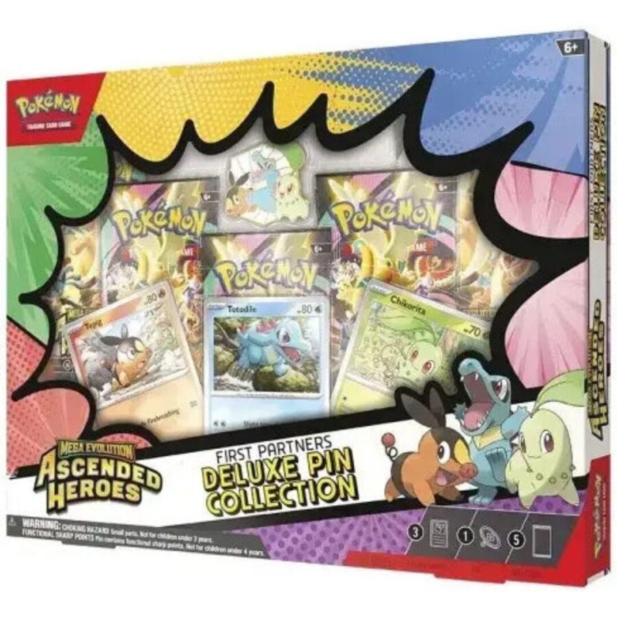 Pokemon TCG Trading Card Mega Evolution Ascended Heroes Deluxe Pin Collection 2026 POK103017 – Promo Κάρτες, Pin & 5 Booster Packs