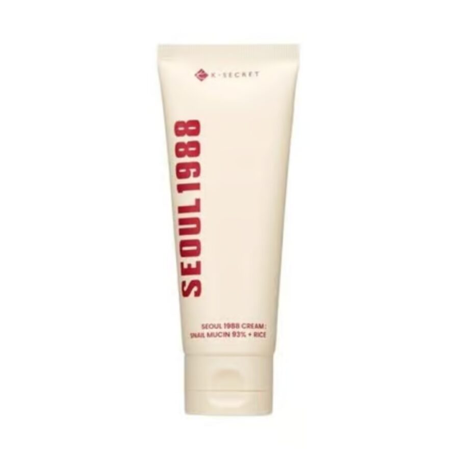 K-Secret Seoul 1988 Snail Mucin Cream 93% & Rice 100ml – Κρέμα Προσώπου για Ανάπλαση, Ενυδάτωση και Λάμψη