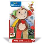 Baby Clementoni Κρεμαστό Χνουδωτό Παιχνίδι Δραστηριοτήτων Μπο Μπο το Μαϊμουδάκι για Βρέφη (1000-63264)