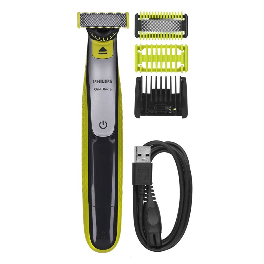 Philips OneBlade 360 QP2834/23 Ξυριστική Μηχανή Προσώπου και Σώματος Επαναφορτιζόμενη – Αδιάβροχη, 360° Λεπίδα, Υγρό και Στεγνό Ξύρισμα