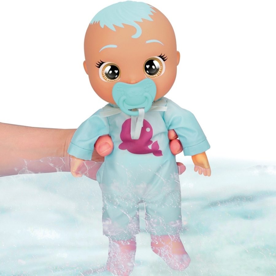 Cry Babies Newborn Bath Time Διαδραστική Κούκλα Μωρό για Μπάνιο (Τυχαίο Σχέδιο) (4104-92118)