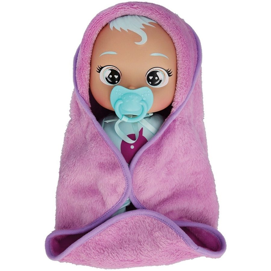 Cry Babies Newborn Bath Time Διαδραστική Κούκλα Μωρό για Μπάνιο (Τυχαίο Σχέδιο) (4104-92118)