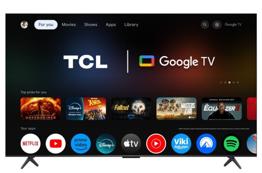 TCL Τηλεοραση 55C61KS 55" Smart TV 4K Mini LED HDR Google TV 2025
