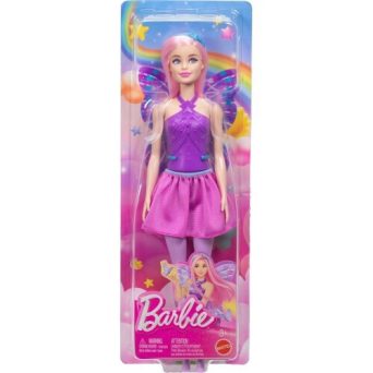 Barbie Fairy Ballerina Κούκλα με Μωβ Φόρεμα & Ροζ Μαλλιά Mattel (JKB62)