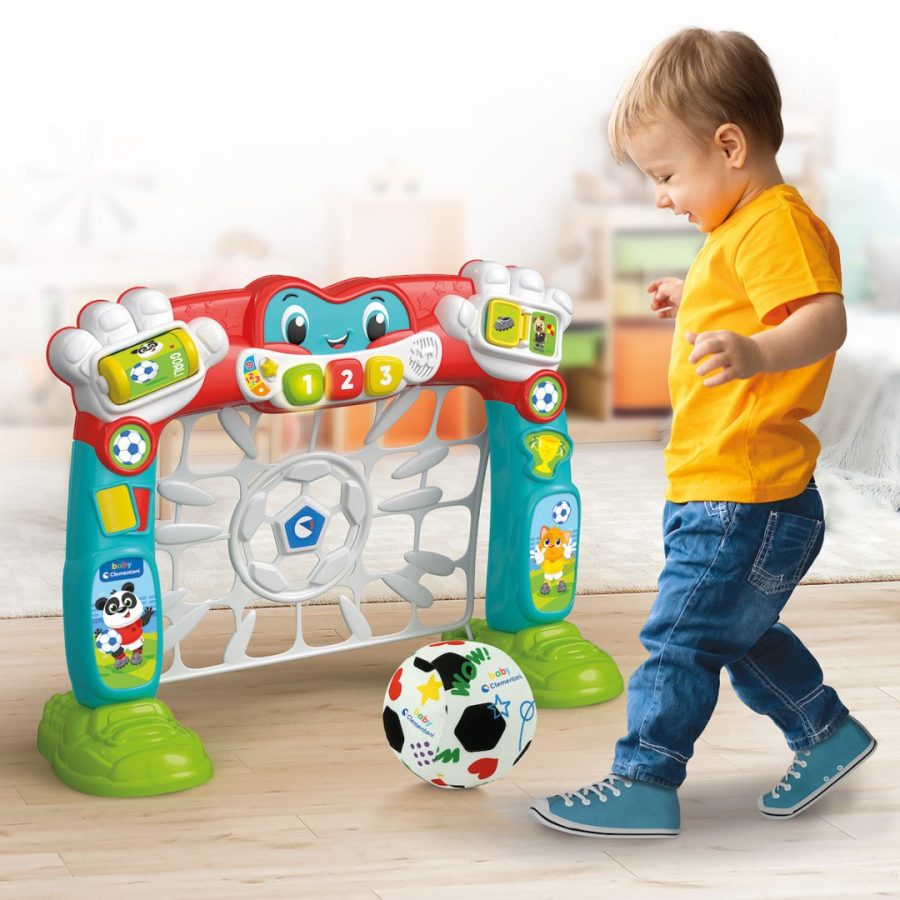 Baby Clementoni Βρεφικό Παιχνίδι Γκολακίας που Μιλάει Ελληνικά με Ήχους & Μελωδίες (1000-63442)