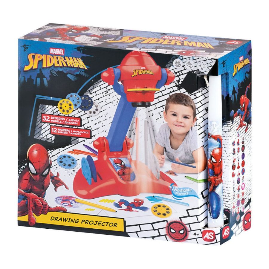 Λαμπάδα 2026 Προτζεκτορας Ζωγραφικής Spiderman Παιχνιδολαμπάδα Marvel (1500-54006)