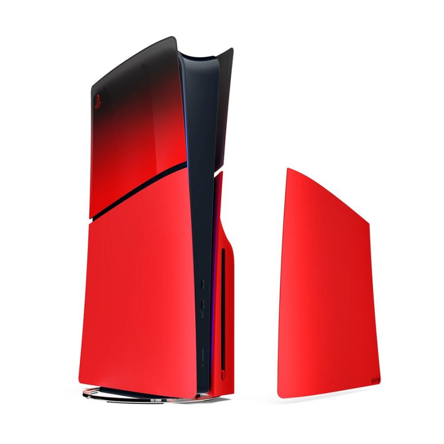 Sony PS5 Console Cover Techno Red Hyperpop Collection Κάλυμμα Κονσόλας PlayStation 5