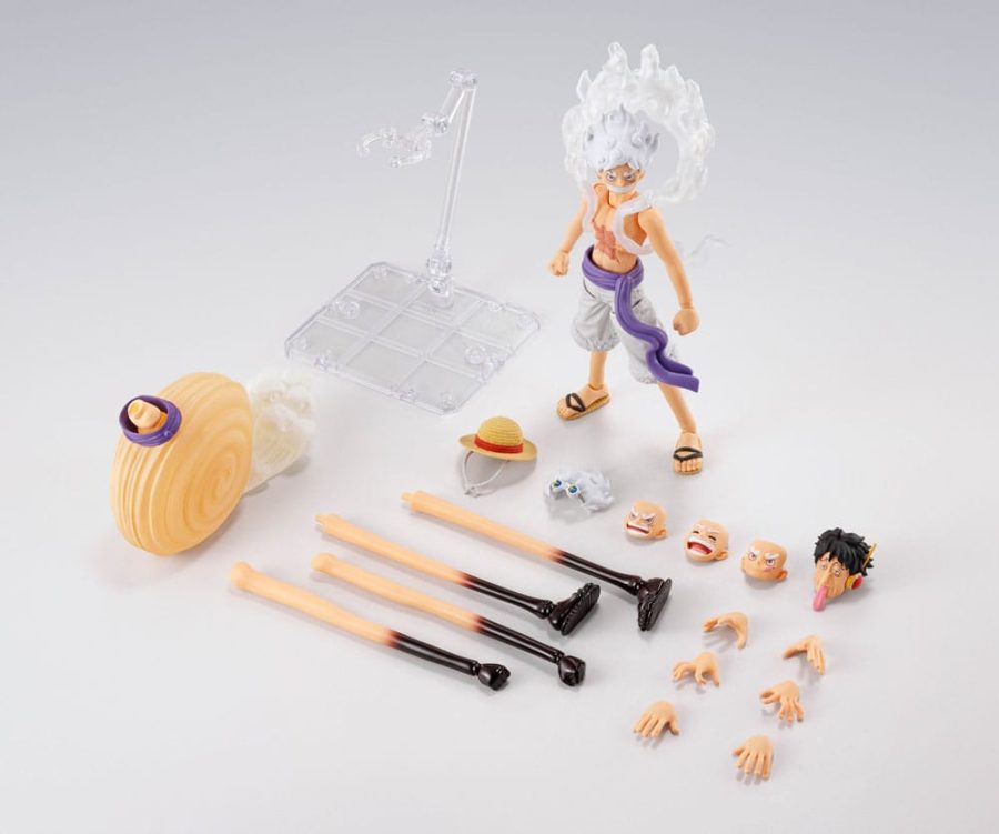 Bandai Tamashii Nations One Piece - Luffy Gear 5 "Egghead Island" Figure S.H. Figuarts 15cm
