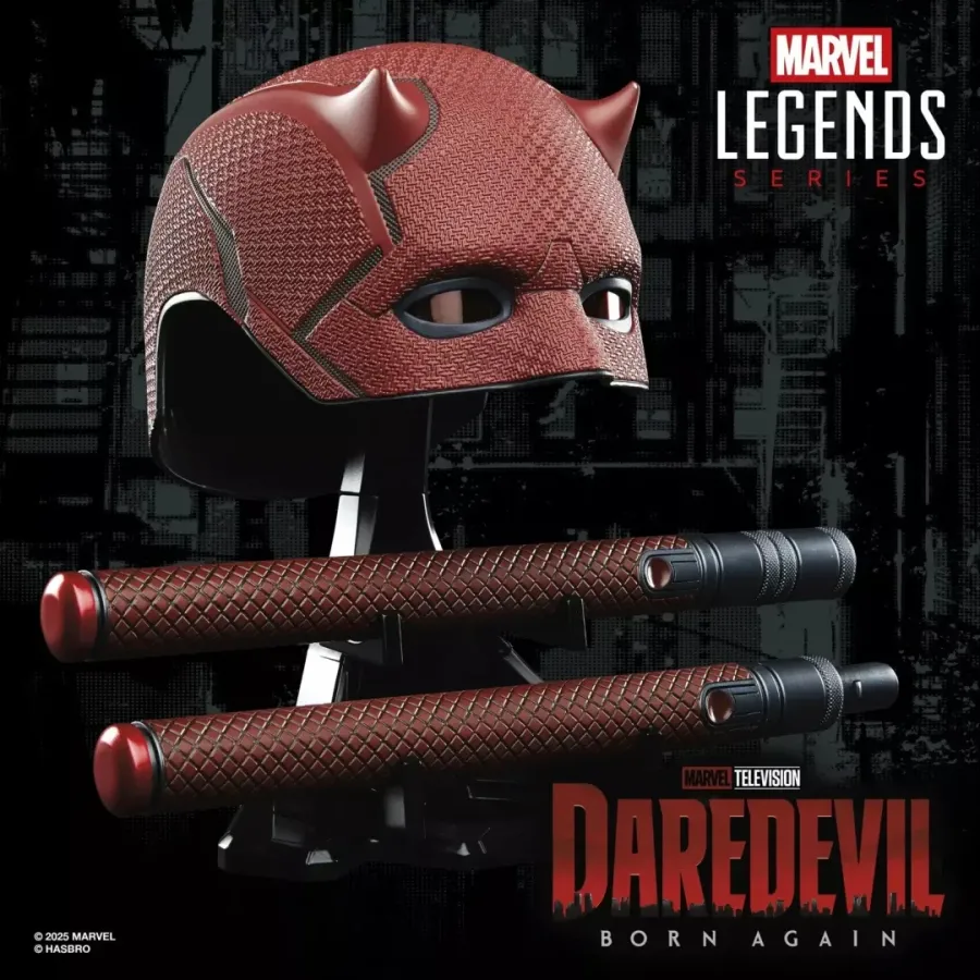 Hasbro Marvel Helmet & Billy club Premium roleplay Daredevil Legend Series Mask