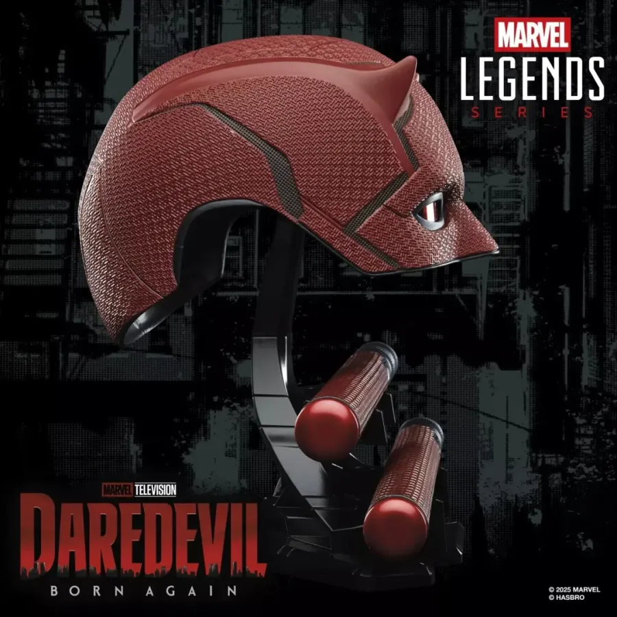 Hasbro Marvel Helmet & Billy club Premium roleplay Daredevil Legend Series Mask