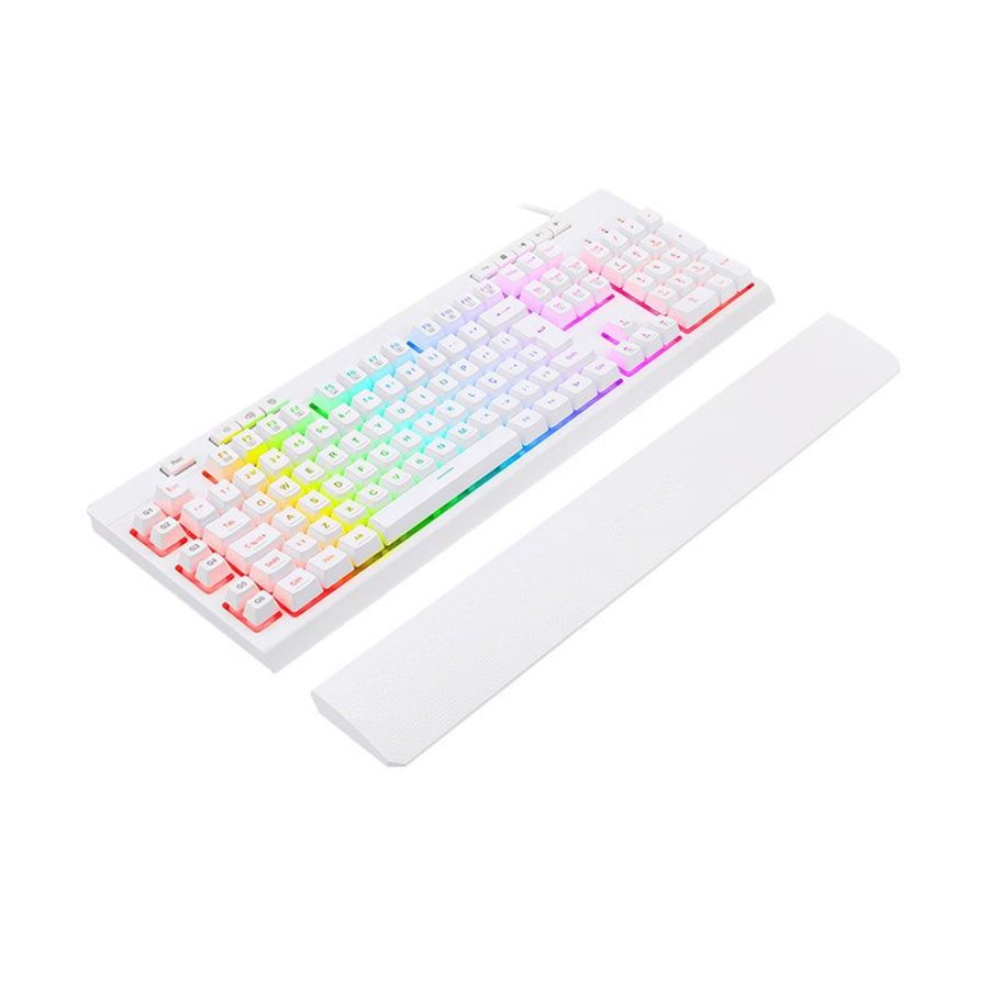 Gaming πληκτρολόγιο - Redragon K512 RGB Shiva (US) White